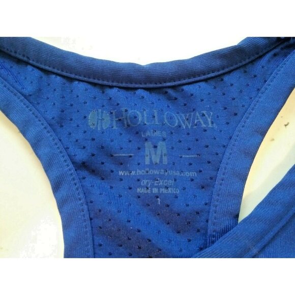 Holloway Women's Size Medium Blue Pullover Vented Sports Bra Be You For Life - Picture 4 of 5